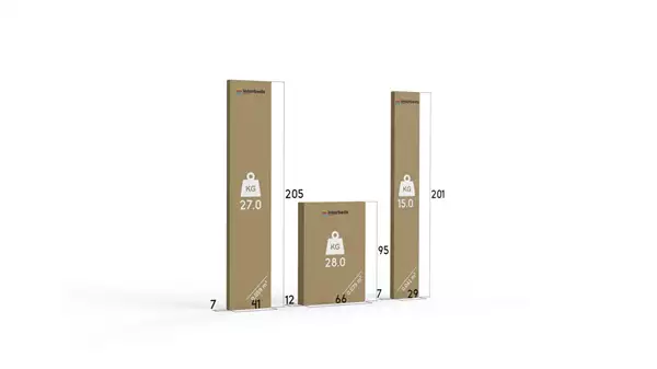 Pacco per Letto a castello per giovani KUBUŚ 90x200 con cassetto, grafite/blu