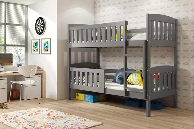 Visualizzazione per Letto a castello per giovani KUBUŚ 90x200, grafite