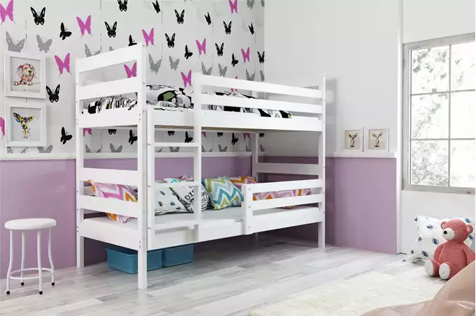 Visualizzazione per Letto a castello per ragazzi ERYK 90X200, bianco