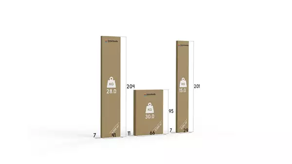 Pacco per Letto a castello per ragazzi ERYK 90x200 con cassetto, bianco/rosa Pacco per Letto a castello per ragazzi ERYK 90x200 con cassetto, bianco/rosa