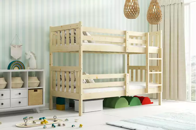 Visualizzazione per Letto a castello per ragazzi KACPER 90X190, pino