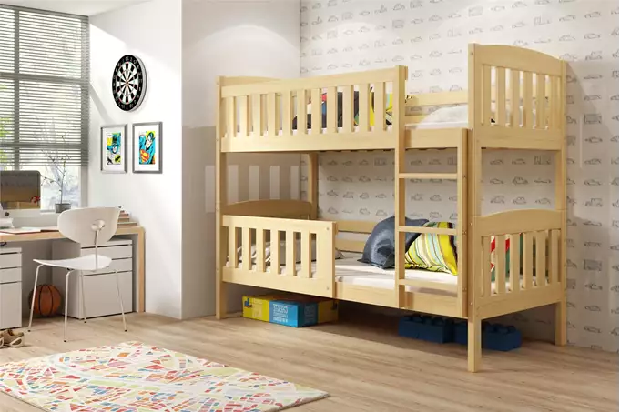 Visualizzazione per Letto a castello per ragazzi KUBUŚ 90X200, pino