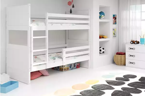 Visualizzazione per Letto a castello per ragazzi RICO 90x190, bianco Visualizzazione per Letto a castello per ragazzi RICO 90x190, bianco