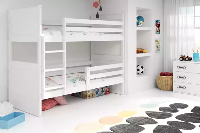 Visualizzazione per Letto a castello per ragazzi RICO 90x190, bianco