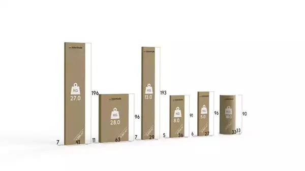 Pacco per Letto giovanile a tre posti RICO 90X190 con materasso e cassetto, pino/rosa