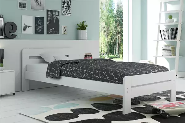 Visualizzazione per Letto matrimoniale DALLAS 90x200, bianco Visualizzazione per Letto matrimoniale DALLAS 90x200, bianco