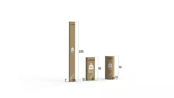 Pacco per Letto matrimoniale DALLAS 90X200 con materasso, pino Pacco per Letto matrimoniale DALLAS 90X200 con materasso, pino