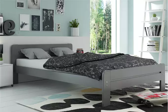 Visualizzazione per Letto matrimoniale DALLAS 90X200, grafite
