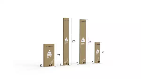 Pacco per Letto per ragazzi estraibile ERYK 90x200 con cassetto, bianco/rosa
