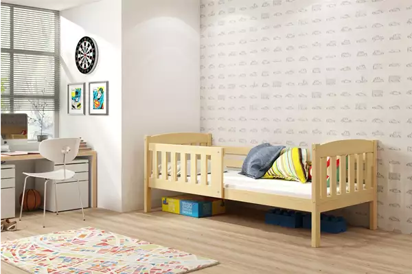 Visualizzazione per Letto per ragazzi singolo KUBUŚ 90X200, pino Visualizzazione per Letto per ragazzi singolo KUBUŚ 90X200, pino