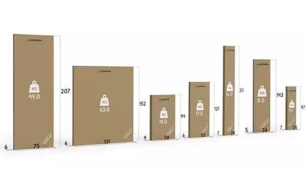 Pacco per Letto per ragazzi triplo MAX 3 120x200 con cassetto, bianco Pacco per Letto per ragazzi triplo MAX 3 120x200 con cassetto, bianco