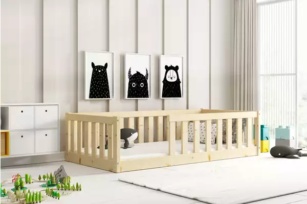 Letto singolo per bambini Bella Sima, 80x160, pino | Interbeds Wizualizacja Letto singolo per bambini Bella Sima 80x160, pino | Interbeds Wizualizacja
