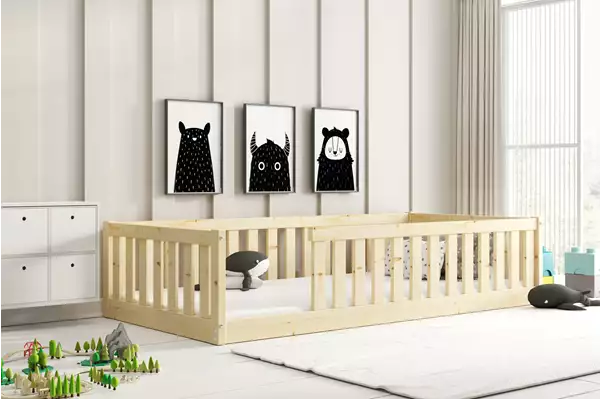 Letto Singolo Per Bambini Bella Sima 90x190, Pino Wizualizacja