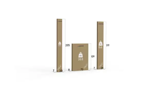 Pacco per Letto singolo per giovani LILI 90x200 con cassetto, bianco Pacco per Letto singolo per giovani LILI 90x200 con cassetto, bianco