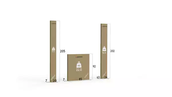 Pacco per Letto singolo per ragazzi BARTEK 90X200 con cassetto, bianco Pacco per Letto singolo per ragazzi BARTEK 90X200 con cassetto, bianco
