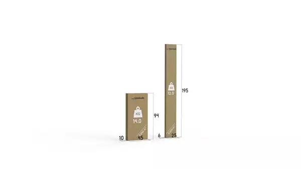 Pacco per Letto singolo per ragazzi ERYK 90x190, bianco Pacco per Letto singolo per ragazzi ERYK 90x190, bianco