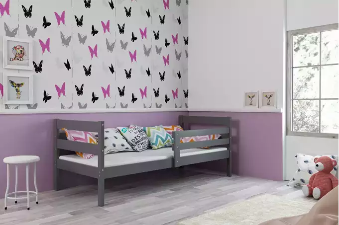 Visualizzazione per Letto singolo per ragazzi ERYK 90X190, grafite
