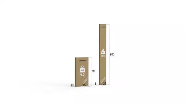Pacco per Letto singolo per ragazzi ERYK 90X200, bianco Pacco per Letto singolo per ragazzi ERYK 90X200, bianco