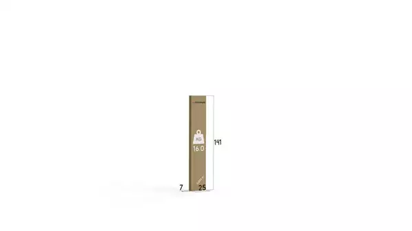 Pacco per Struttura in legno per letto per ragazzi DALLAS 140 cm